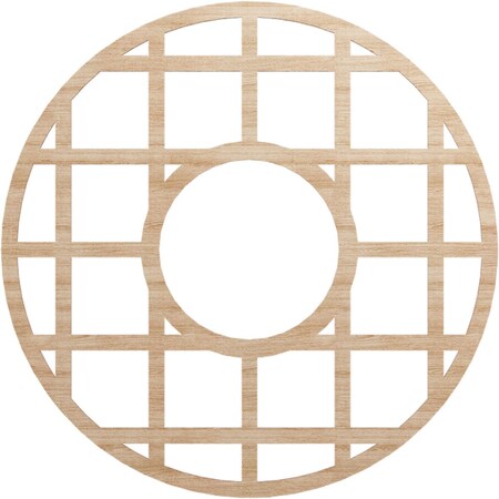 Ekena Millwork O'Neal Wood Fretwork Pierced Ceiling Medallion, Alder, 40"OD x 14 1/2"ID x 1/4"T CMWP40X40X0250ONAL